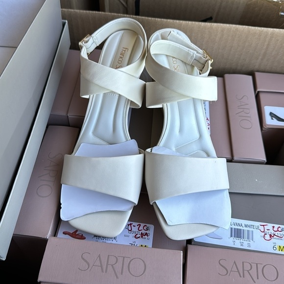 Franco Sarto Stud Ankle Strap Wedge Sandal - Picture 4 of 8
